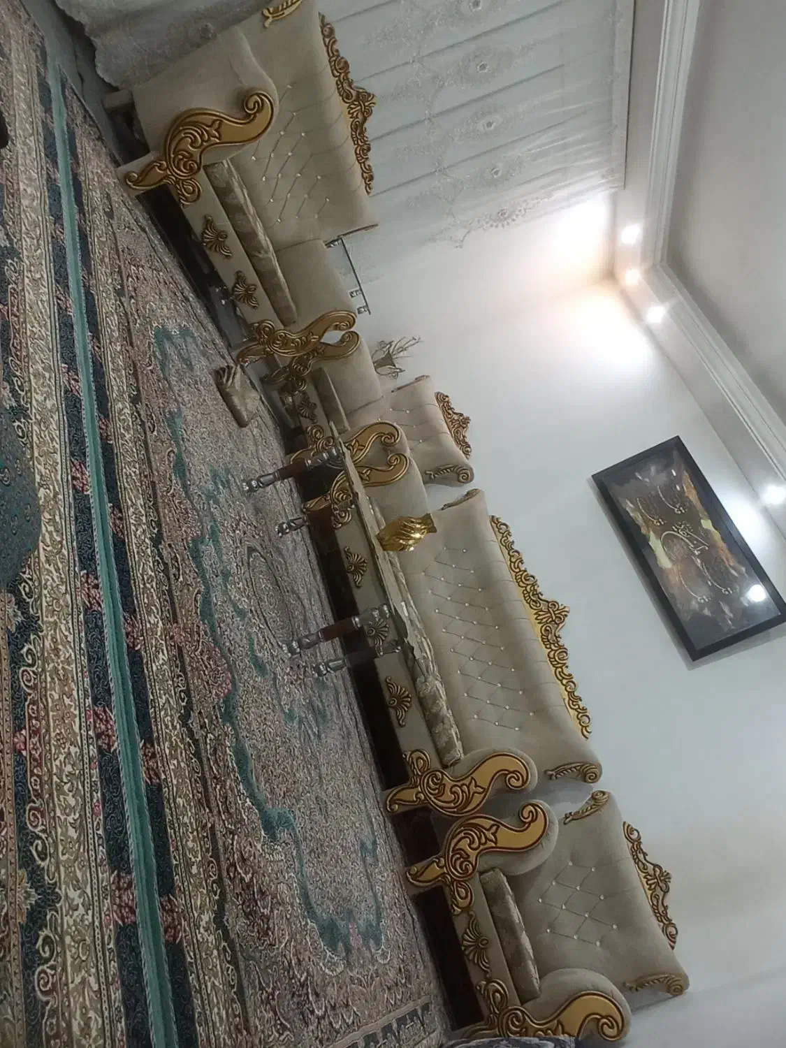 مبل|مبلمان خانگی و میز عسلی|شاهنجرین, |دیوار