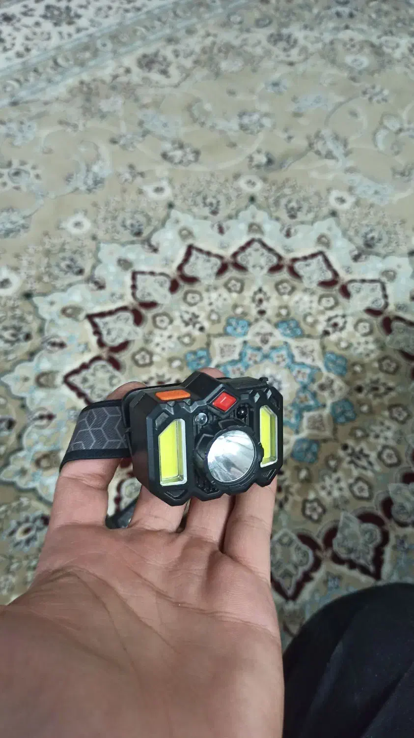 چراغ شارژی پیشانی حسگر دار|کوهنوردی و کمپینگ|خمینی‌شهر, |دیوار