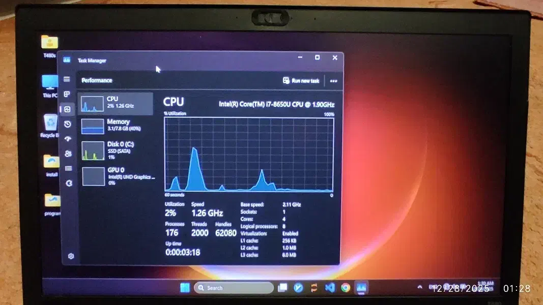 Lenovo Thinkpad t480s|رایانه همراه|تهران, امیرآباد|دیوار