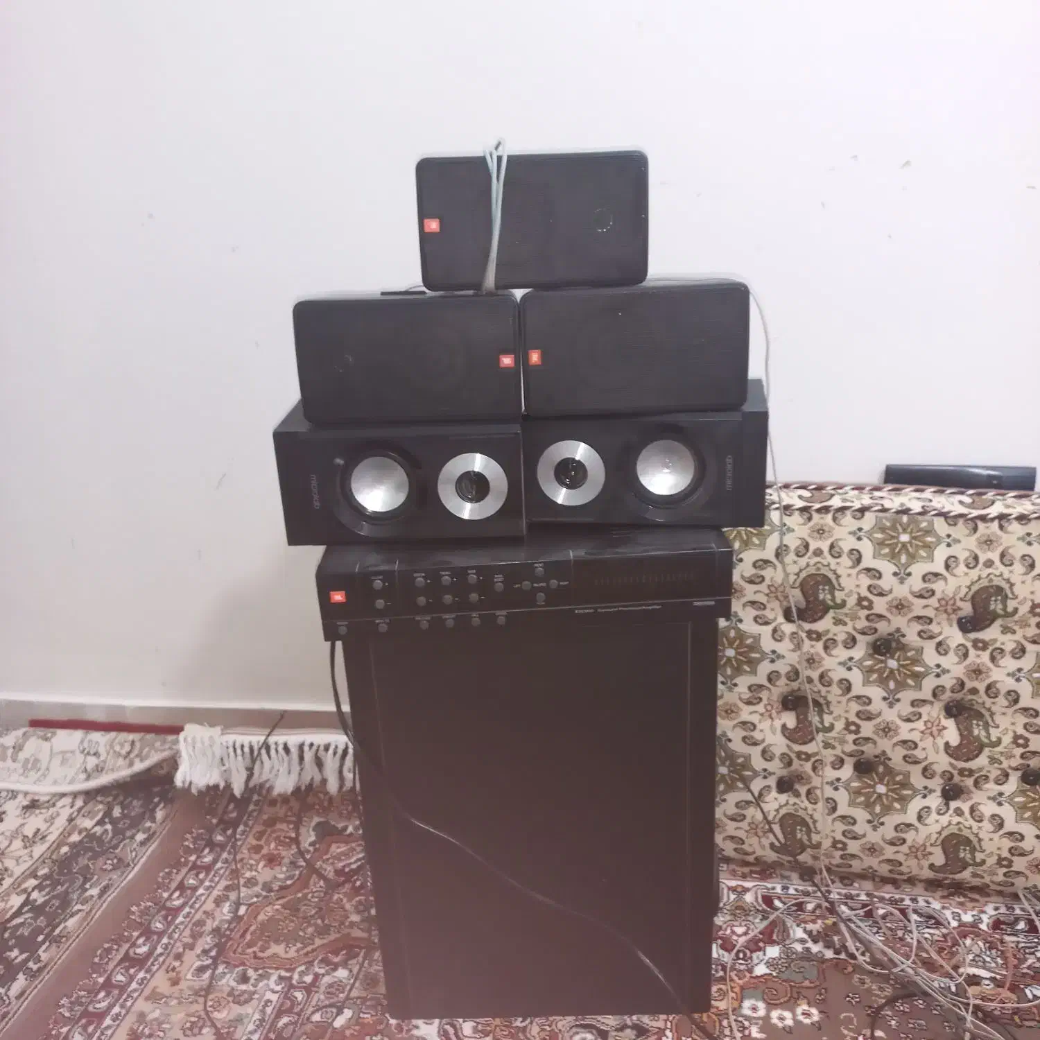 اسپیکر و امپلی jbl|سیستم صوتی خانگی|تهران, شهرک طالقانی|دیوار