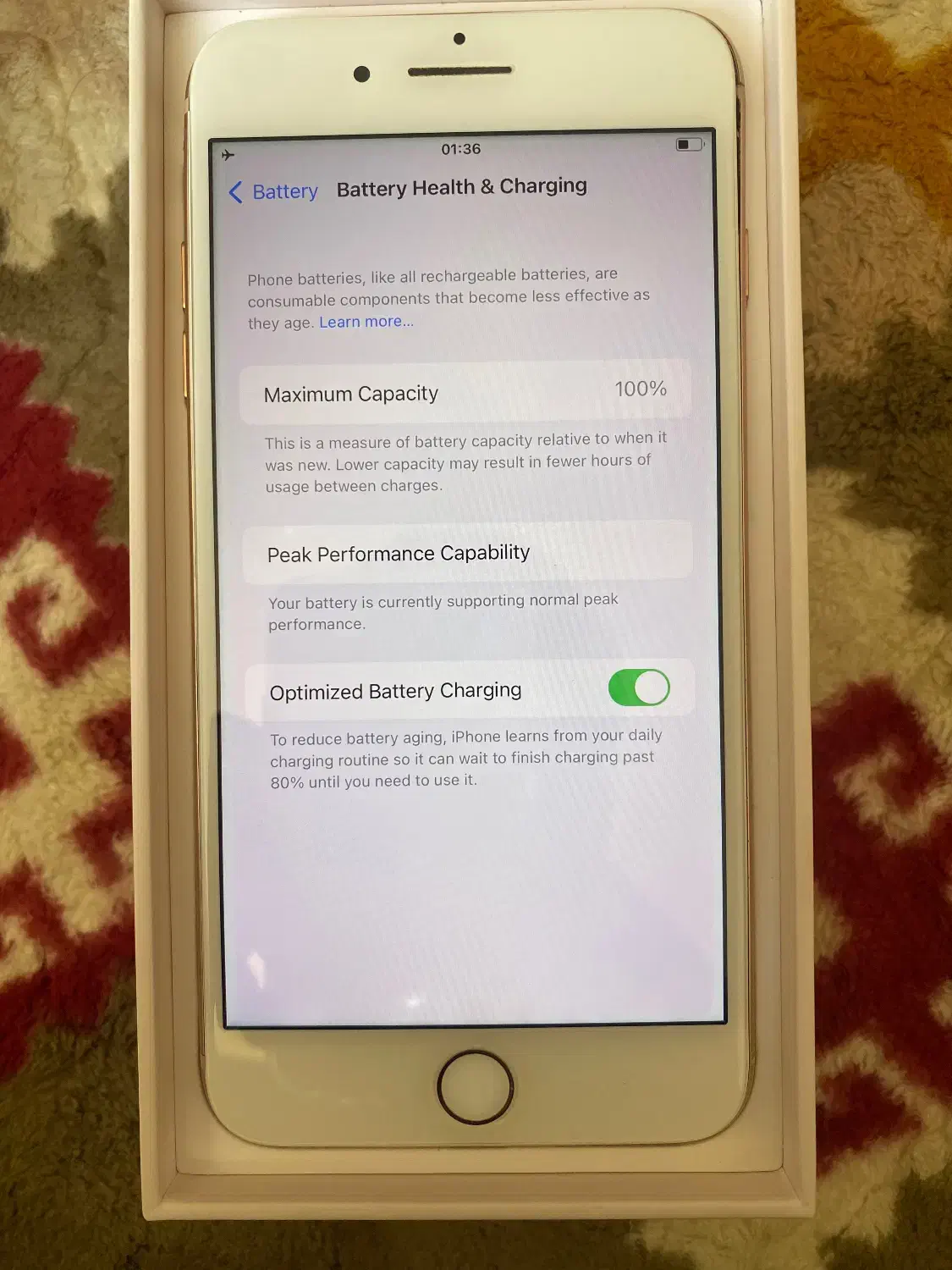 گوشی آیفون 8plus 256|موبایل|شیراز, ارم|دیوار