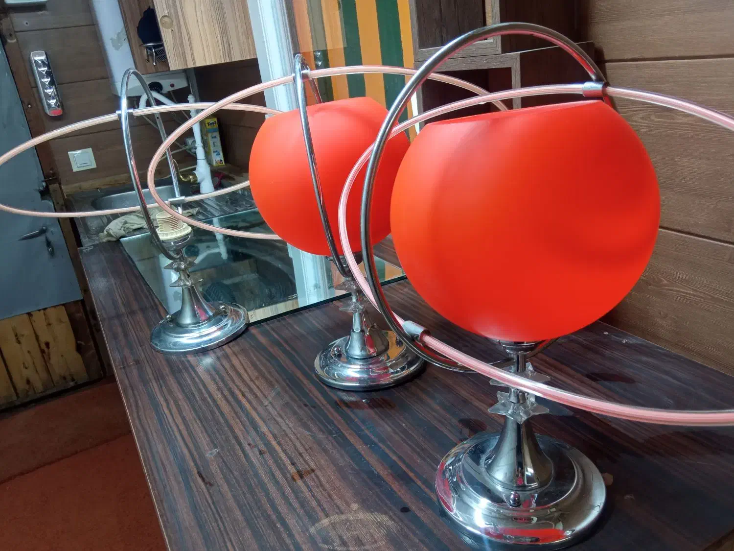 لوستر سقفی استیل 3عدد|لوستر و چراغ آویز|تهران, علم و صنعت|دیوار