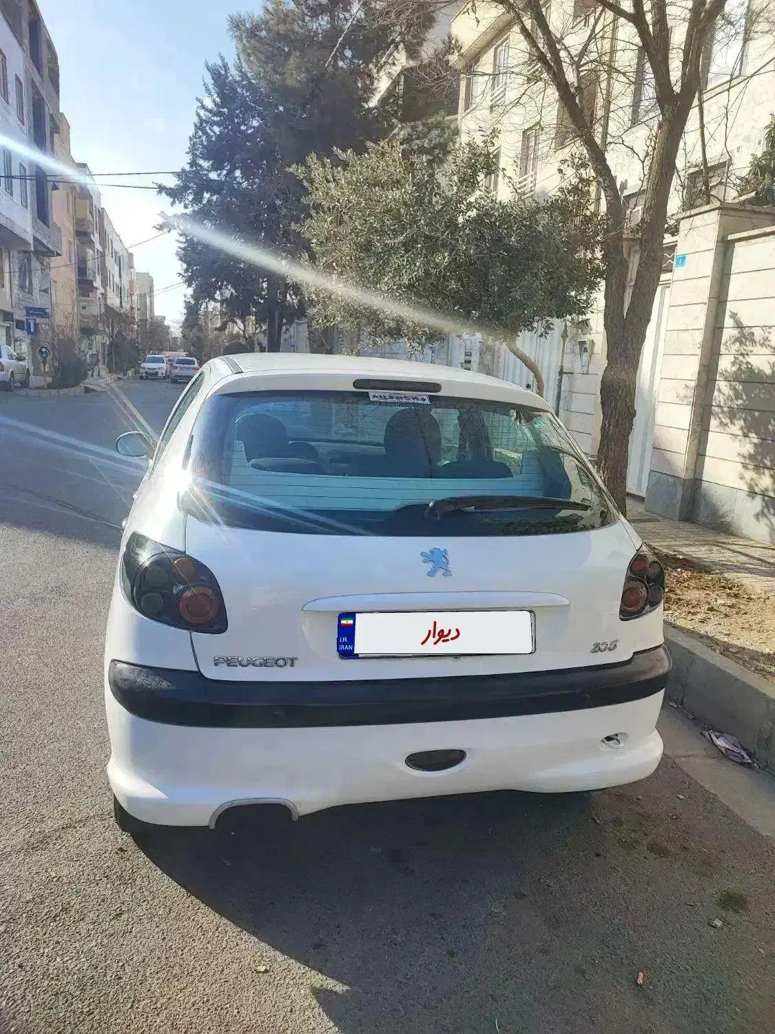 ۲۰۶ تیپ۵ مدل ۹۴ سیمی|خودرو سواری و وانت|مشکین‌دشت, |دیوار