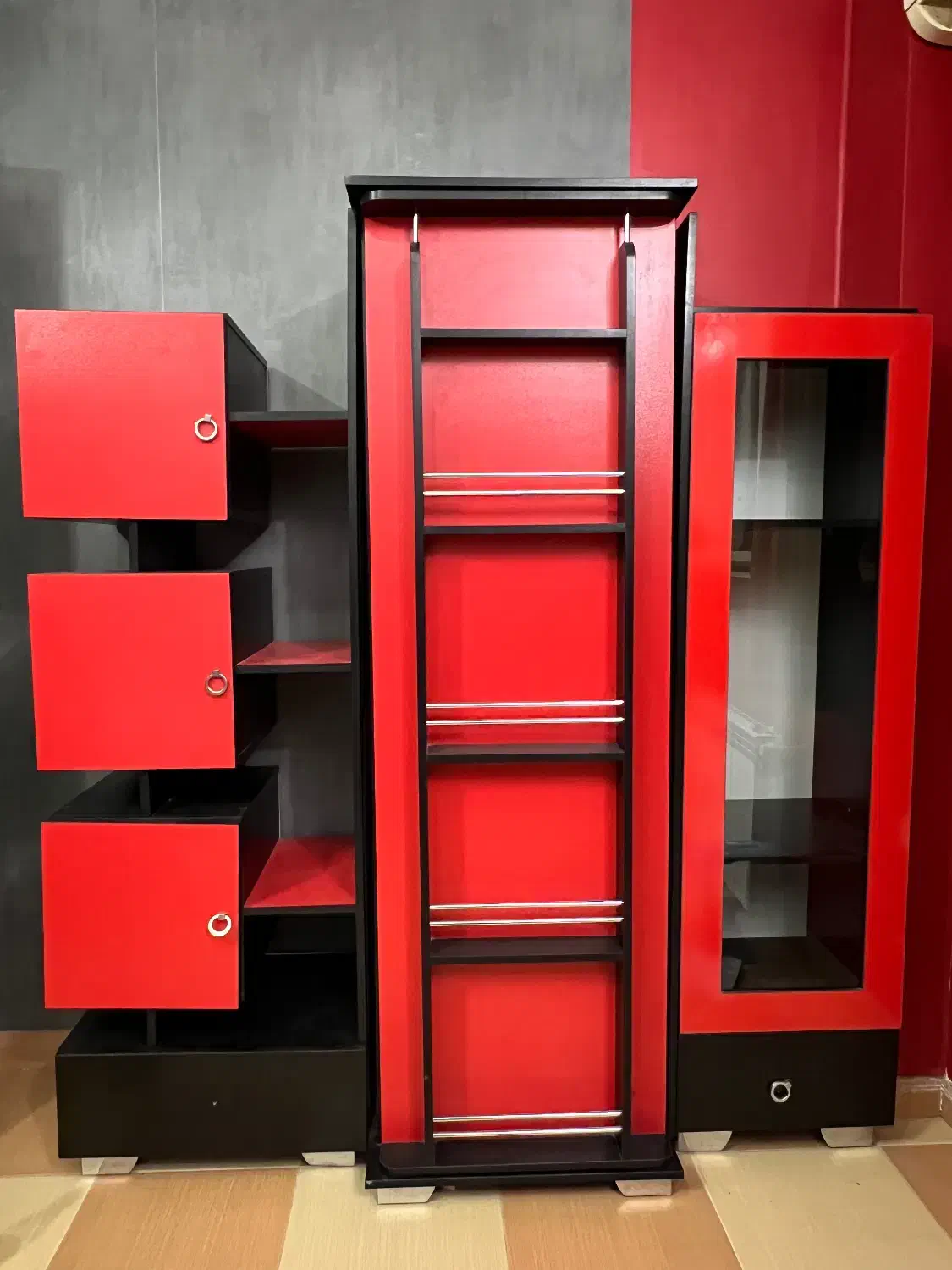 ست کمد سه تکه|جاکفشی، کمد، دراور|بم, |دیوار