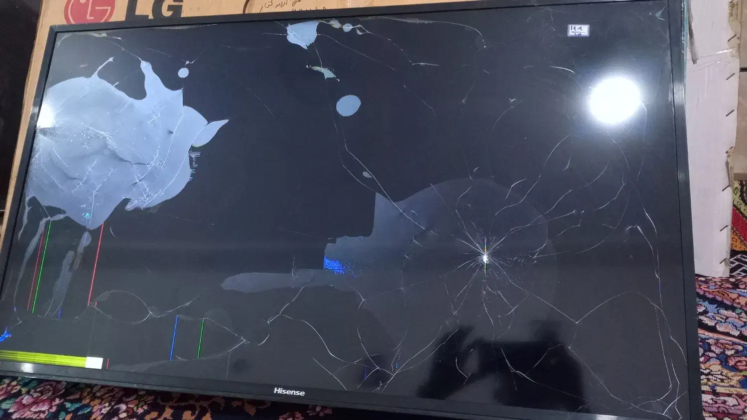 ال ای دی هایسنس مدل 43M2160 پنل شکسته|تلویزیون و پروژکتور|آبادان, |دیوار