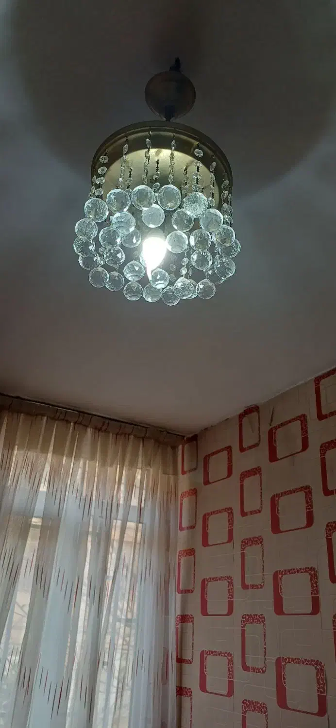 لوستر شیک دوعدد|لوستر و چراغ آویز|ری, فیروزآبادی|دیوار