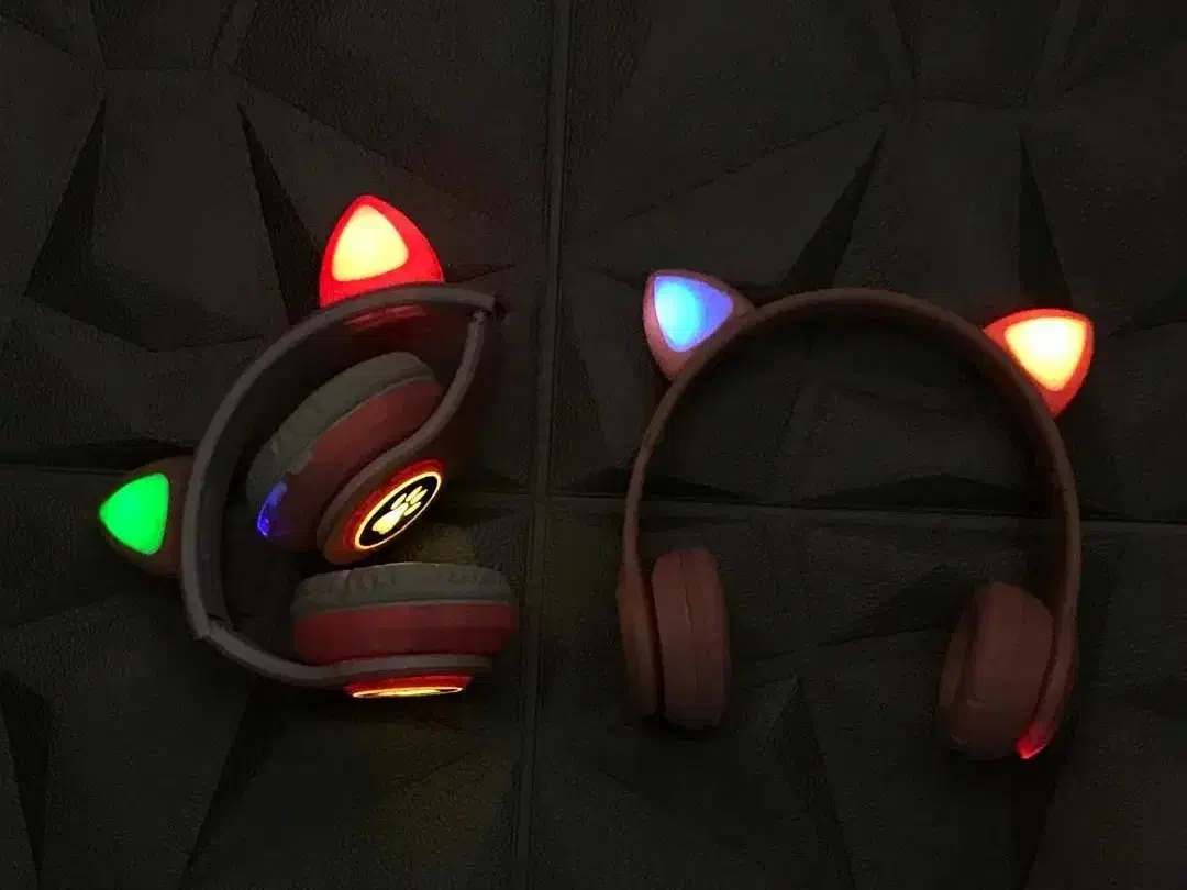 هدفون چراغ دار مدل گربه ای|لوازم جانبی موبایل و تبلت|نجف‌آباد, گلدشت|دیوار