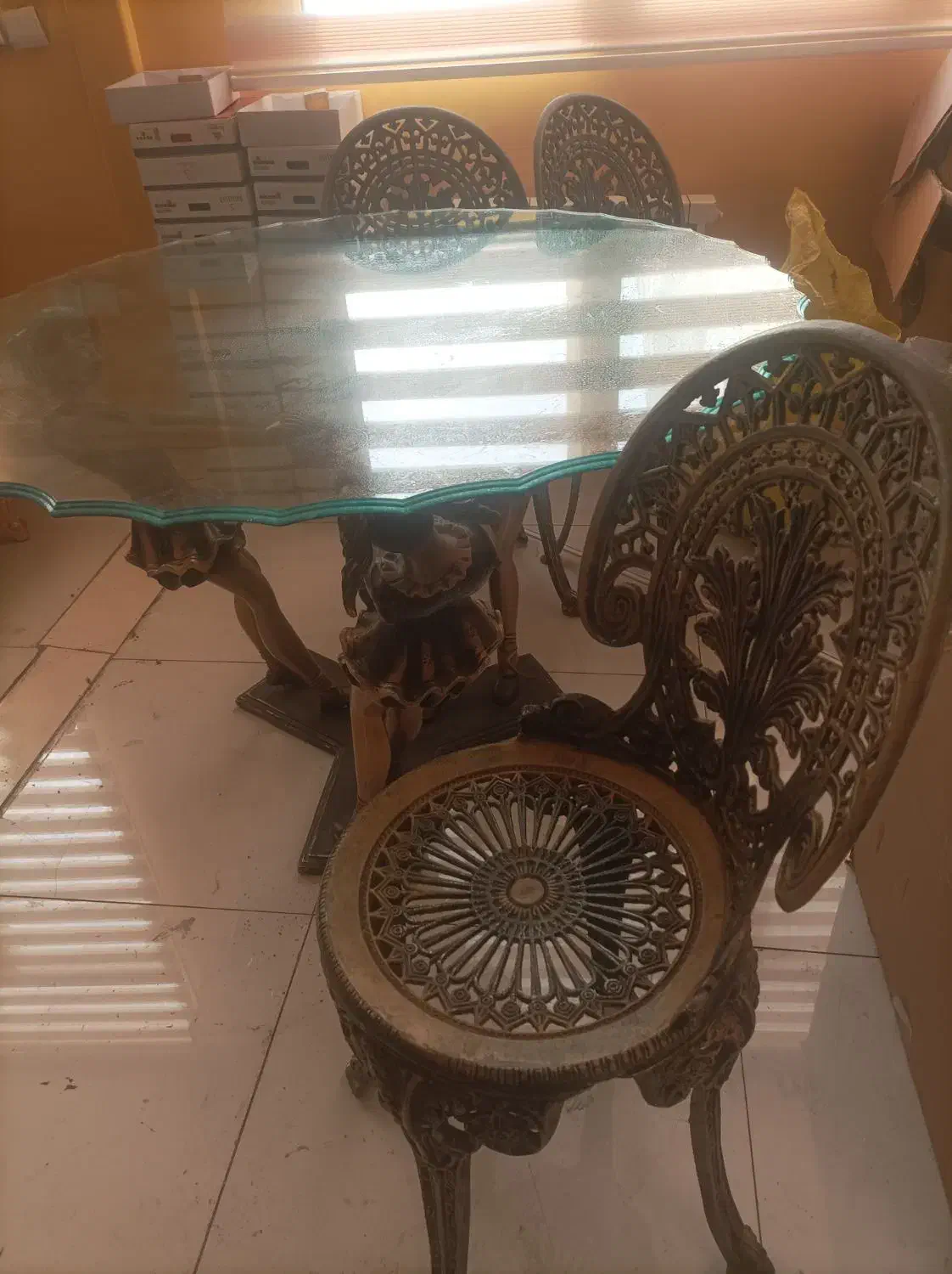 میز نهار خوردی 4 نفره|میز و صندلی غذاخوری|تهران, دریاننو|دیوار