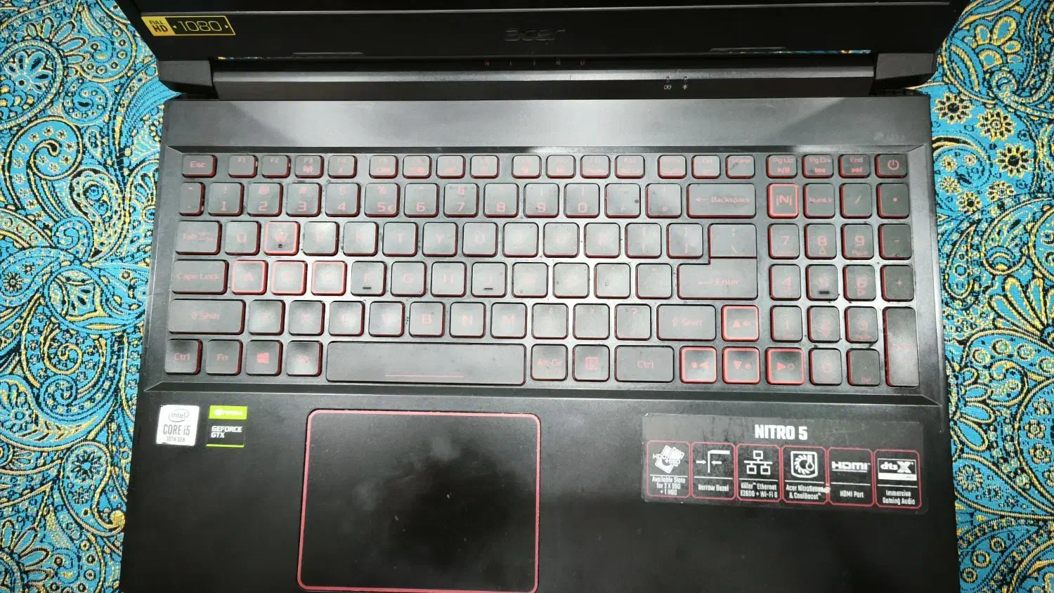 لپتاپ گیمینگ acer nitro 5|رایانه همراه|بوشهر, |دیوار