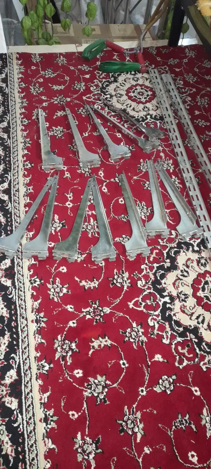 قفسه اهنی شلف طبقه|کتابخانه، شلف، قفسه‌های دیواری|قم, آذر (نکویی)|دیوار