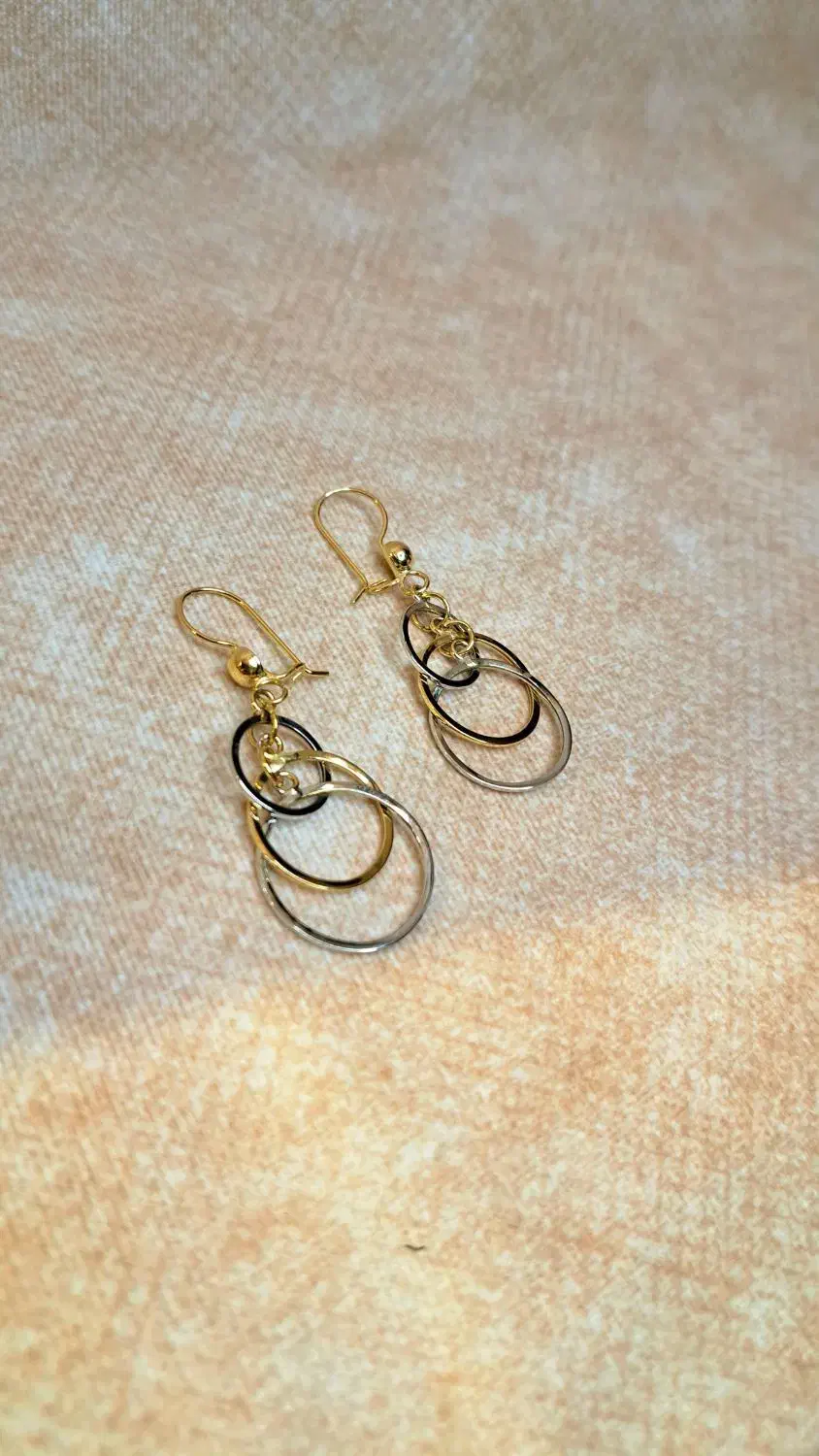 گوشواره های آویز طلا|جواهرات|کاشان, بازار کاشان|دیوار