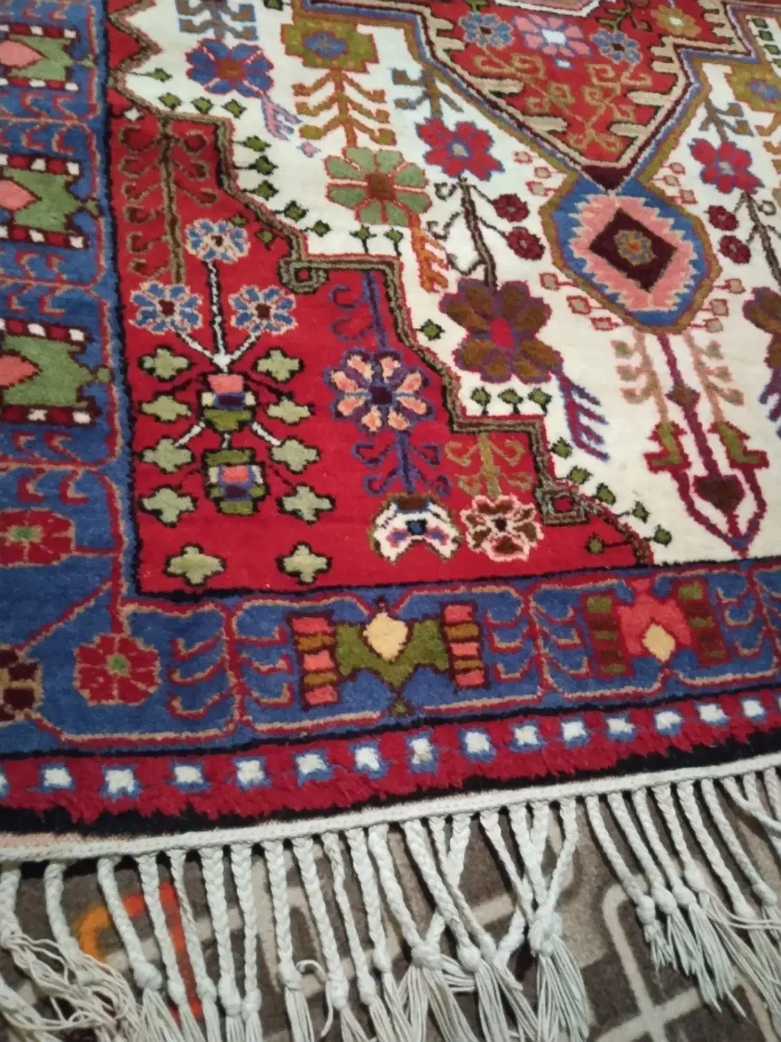 قالی دست بافت نقشه عشوند|فرش|سنندج, |دیوار