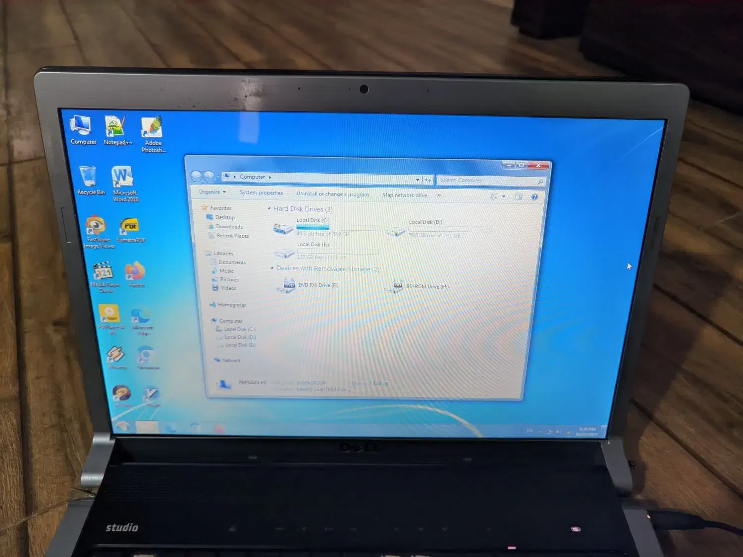 لپتاپ دل Dell Studio XPS|رایانه همراه|رشت, صفاری|دیوار