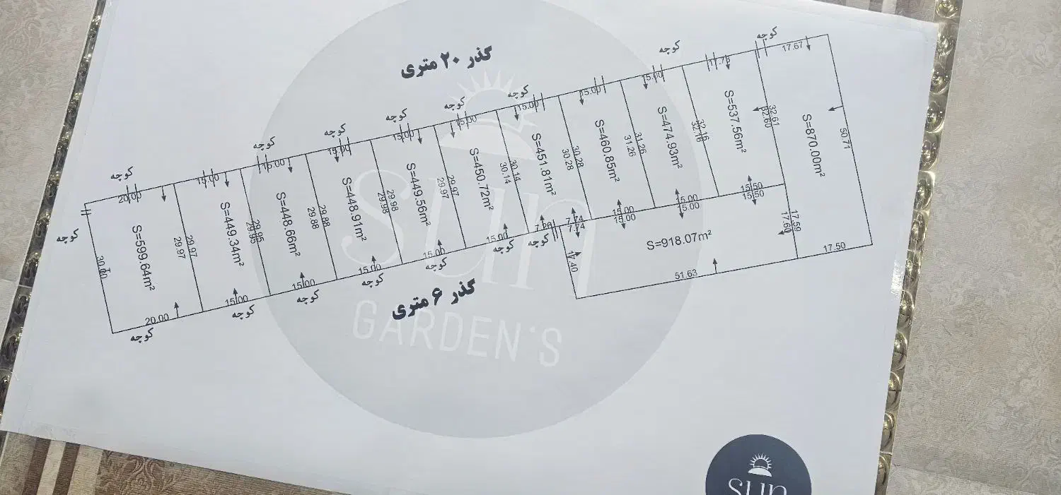 باغ با مجوز دیوار در جهاد آباد همراه با برق/سند/آب|فروش زمین و ملک کلنگی|شاهینشهر, شیخ بهایی|دیوار