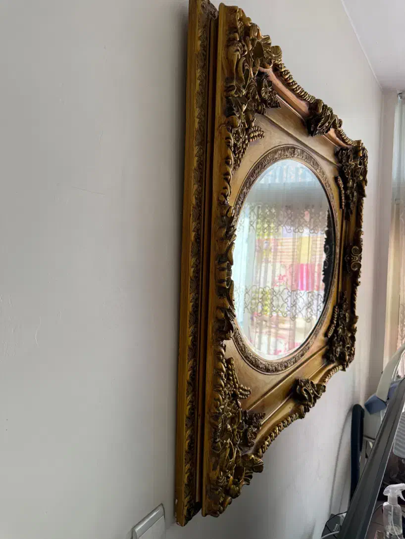 آینه دیواری چوبی کلاسیک لاکچری|آینه|تهران, سید خندان (جلفا)|دیوار