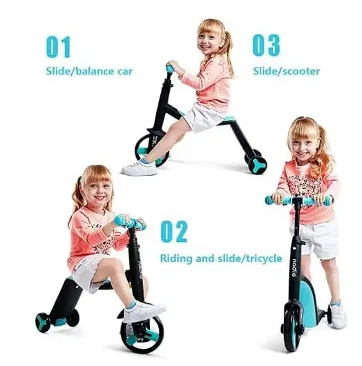 اسکوتر 3 در 1 سه چرخ مخصوص کودکان|دوچرخه، اسکیت، اسکوتر|تهران, شهرک گلها (تهرانسر)|دیوار