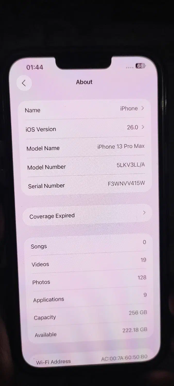 اپل iPhone 13 Pro Max با حافظهٔ ۲۵۶ گیگابایت|موبایل|بانه, |دیوار