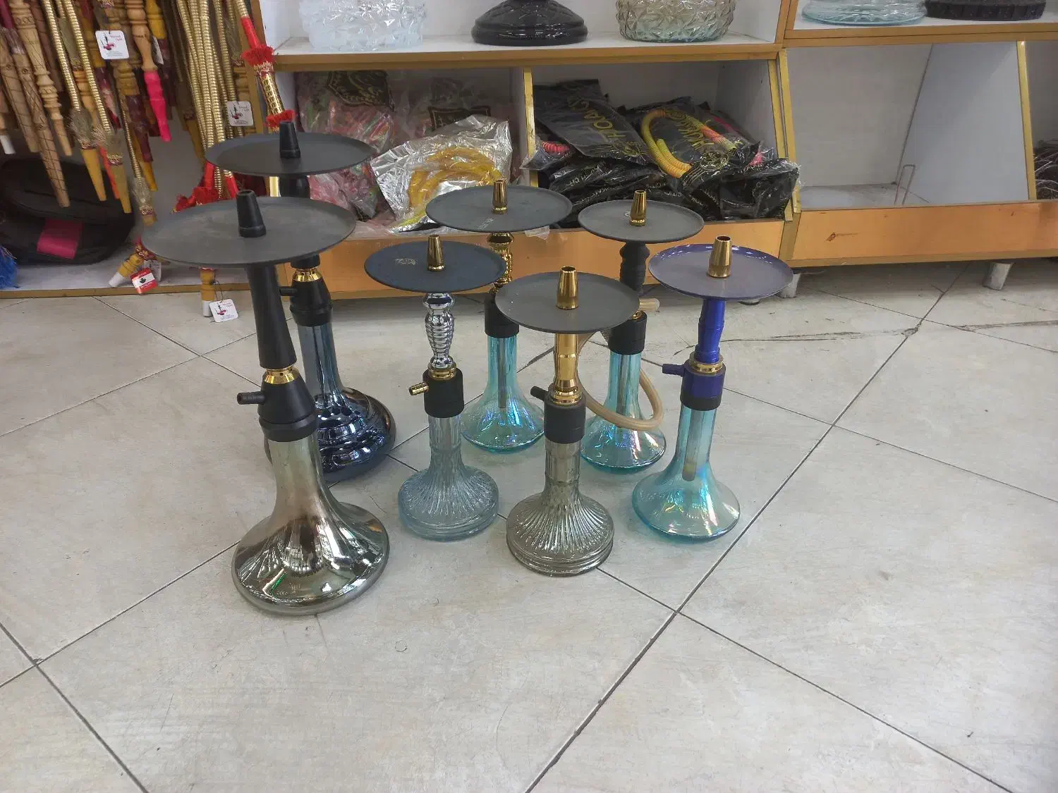 انواع قلیان سیلیکونی و چوبی|کلکسیون و سرگرمی|ساوه, |دیوار