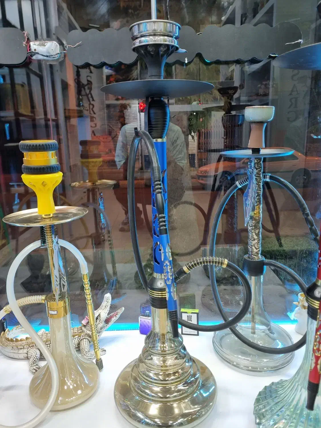 قلیون سوپاپ دار برند لاین کینگ|صنایع دستی و سایر لوازم تزئینی|فلاورجان, |دیوار