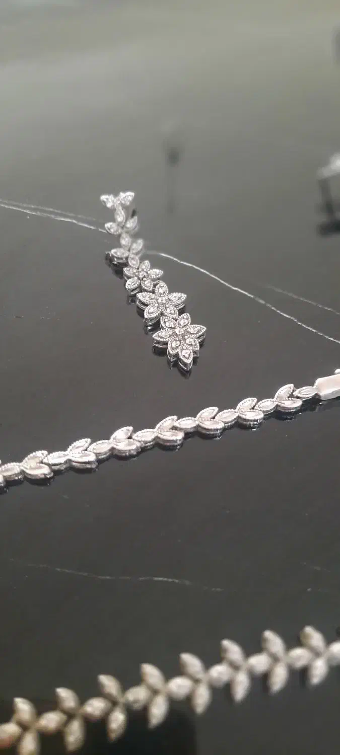 نیم ست نقره|جواهرات|کرج, شهرک جهان آرا|دیوار