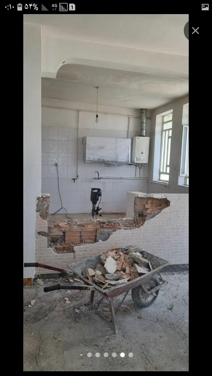 تخریب.و باز سازی|خدمات پیشه و مهارت|ایلام, |دیوار