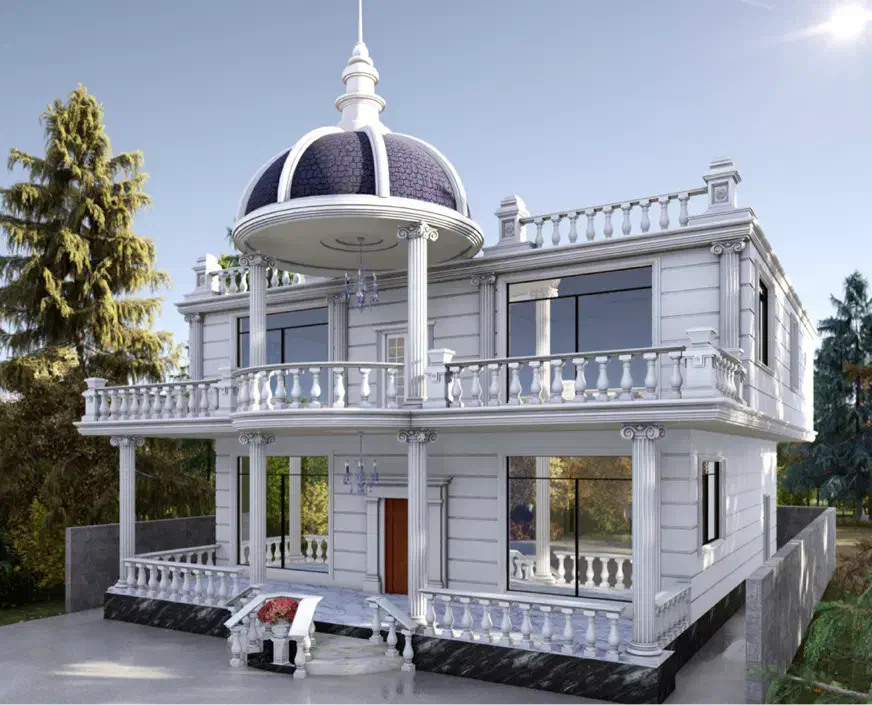 طراحی ویلا لاکچری -طراحی نما- طراحی نقشه -سه بعدی|خدمات پیشه و مهارت|تبریز, |دیوار