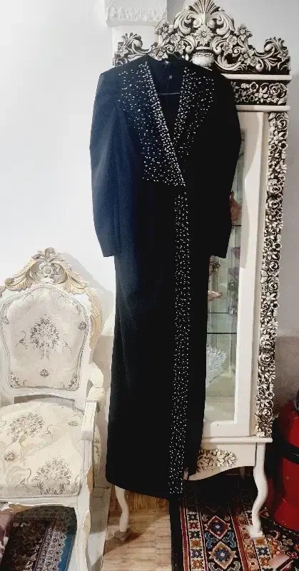 پیراهن سنگ کاری چاک دار|لباس|چناران, |دیوار