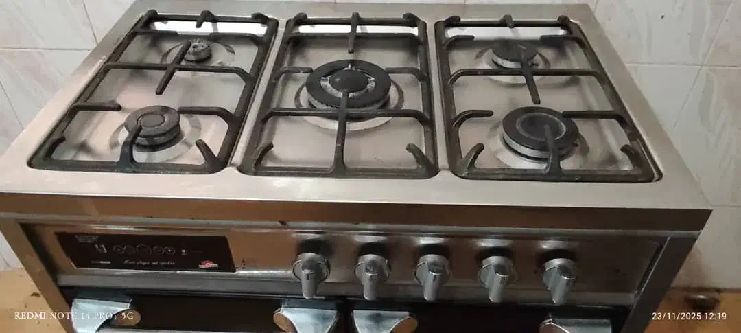 اجاق گاز مشکی صفحه استیل|اجاق گاز و لوازم برقی پختوپز|کوه چنار, |دیوار