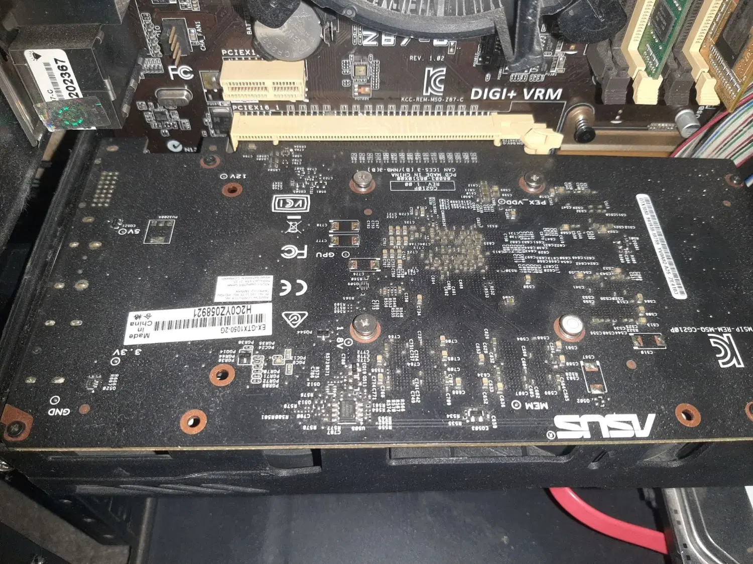 EX-GTX 1050|قطعات و لوازم جانبی رایانه|پیشوا, |دیوار