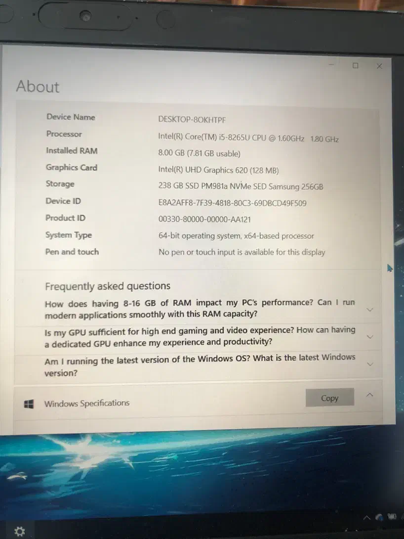 لپ‌تاپ HP EliteBook 850 G5|رایانه همراه|پردیس, فاز ۸|دیوار