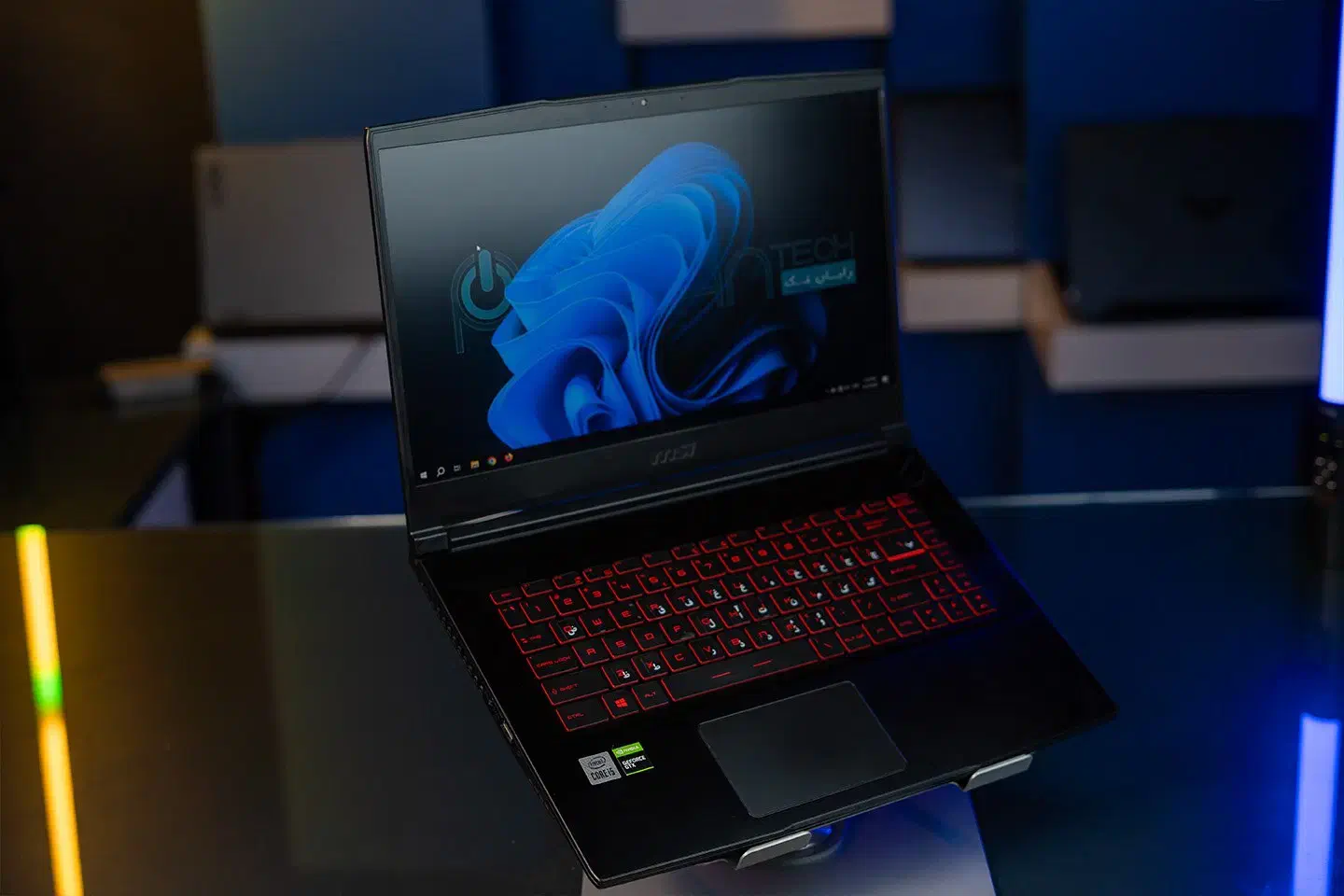 لپ تاپ گیمینگ MSI با 4G GTX1650 برای هر گیم وطراحی|رایانه همراه|یزد, |دیوار