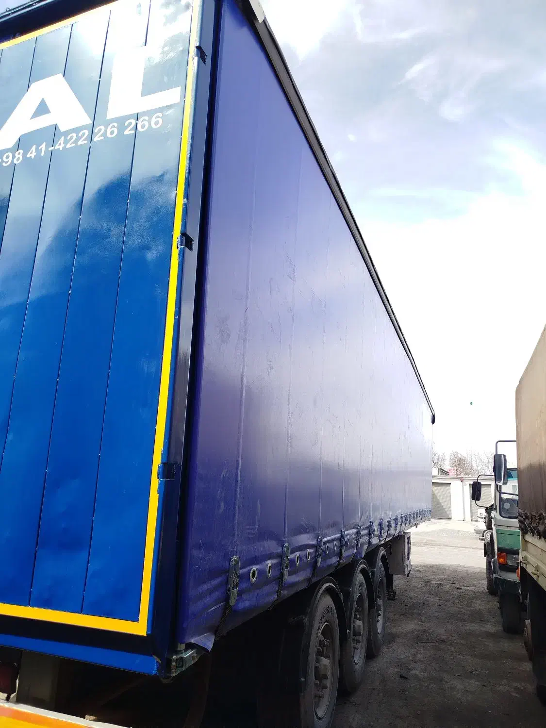 تریلی چادری کانتین ترانزیت سه محور کرال|قطعات یدکی و لوازم جانبی|تبریز, |دیوار