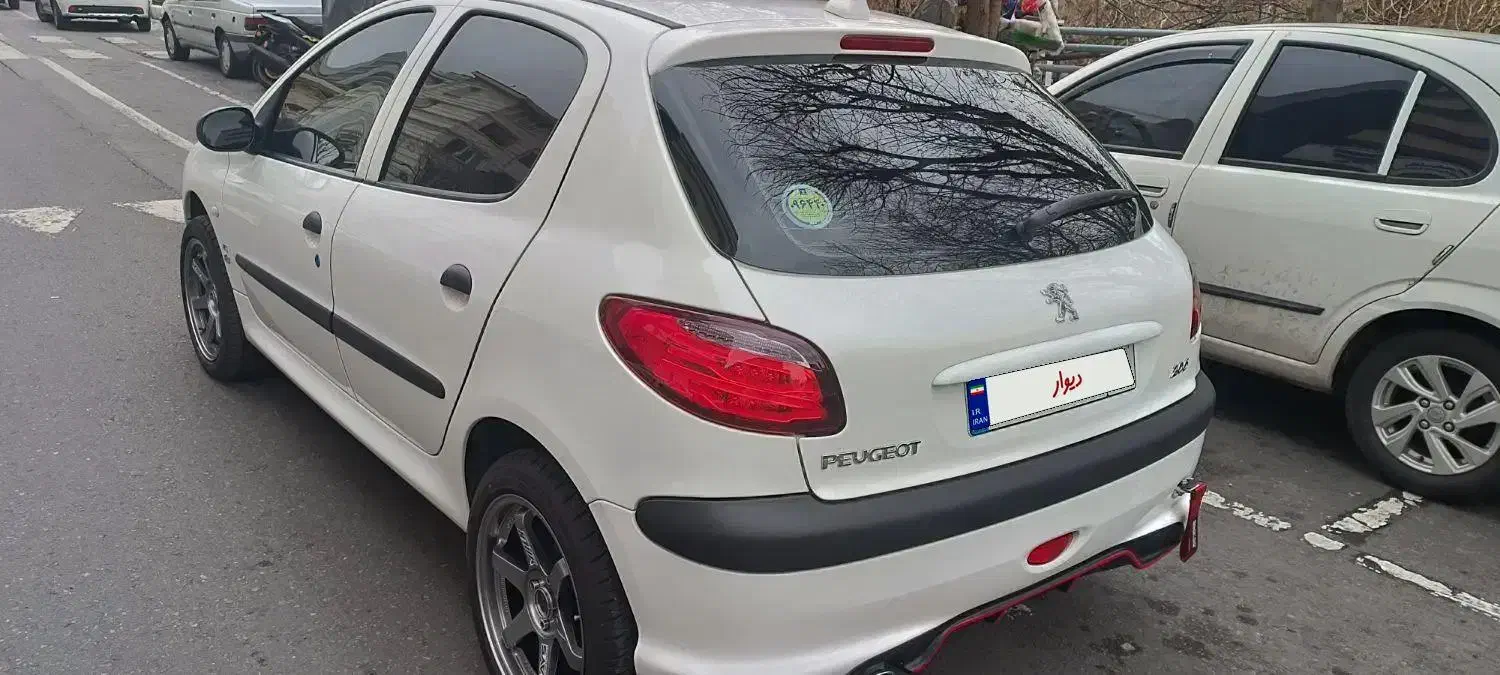 206تیپ2مدل 99 سفید دوپوششه|خودرو سواری و وانت|تهران, امانیه|دیوار