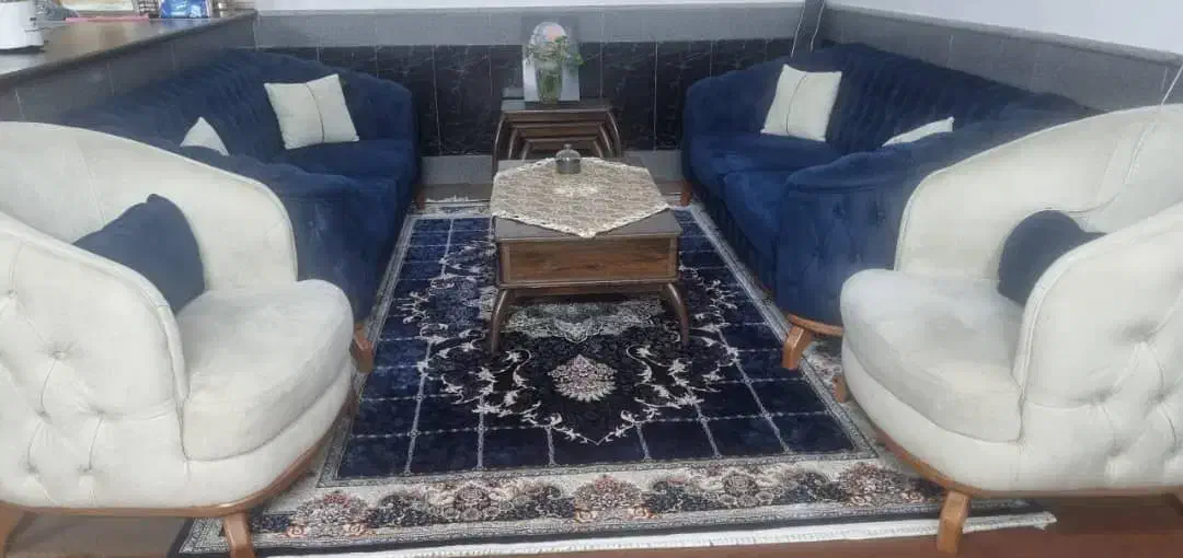 ست کامل مبل ۸نفره و ست کامل فرش|مبلمان خانگی و میز عسلی|قم, هفت تیر|دیوار
