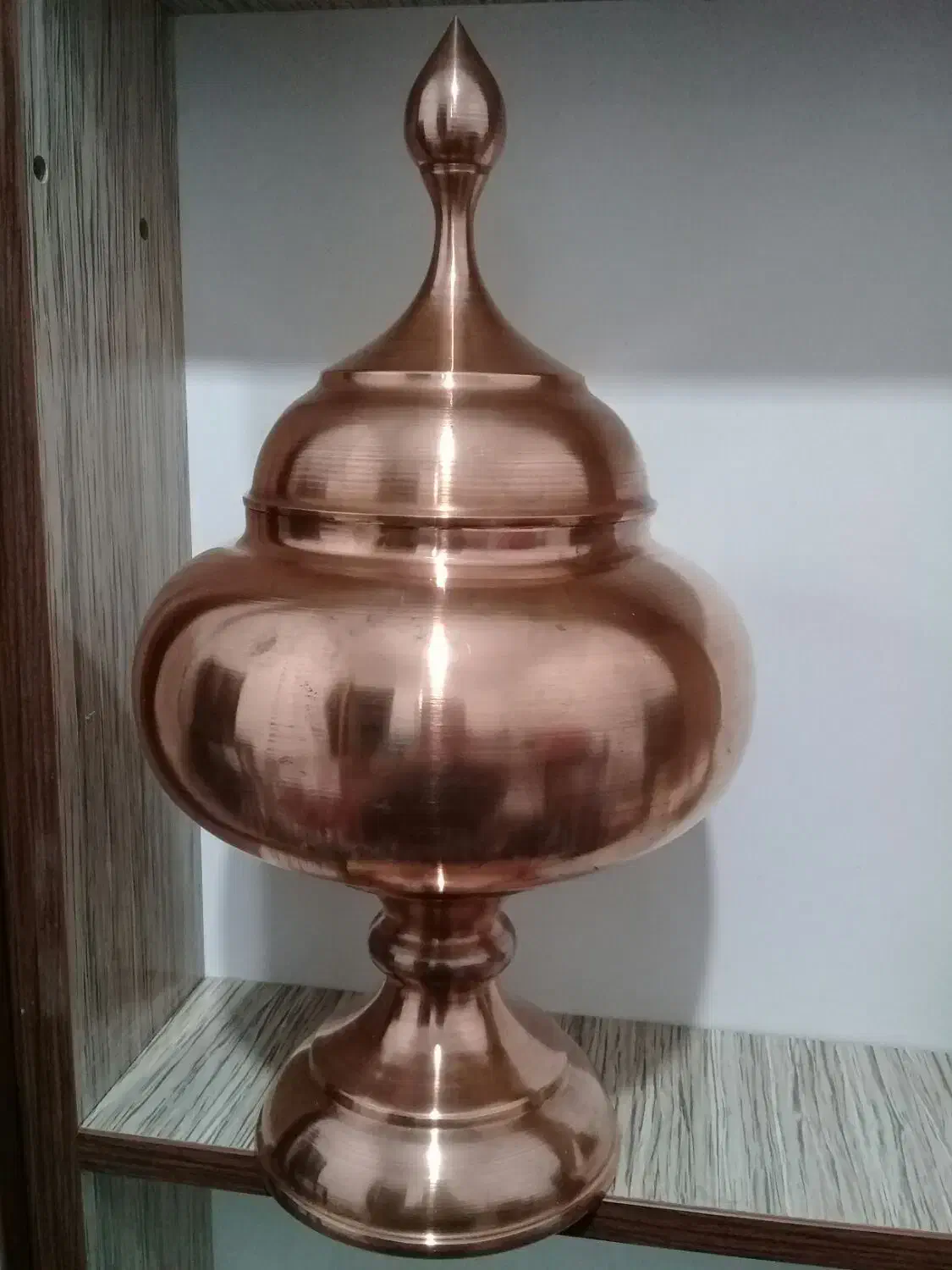 شکلات خوری و گلدان مسی|صنایع دستی و سایر لوازم تزئینی|اردبیل, |دیوار