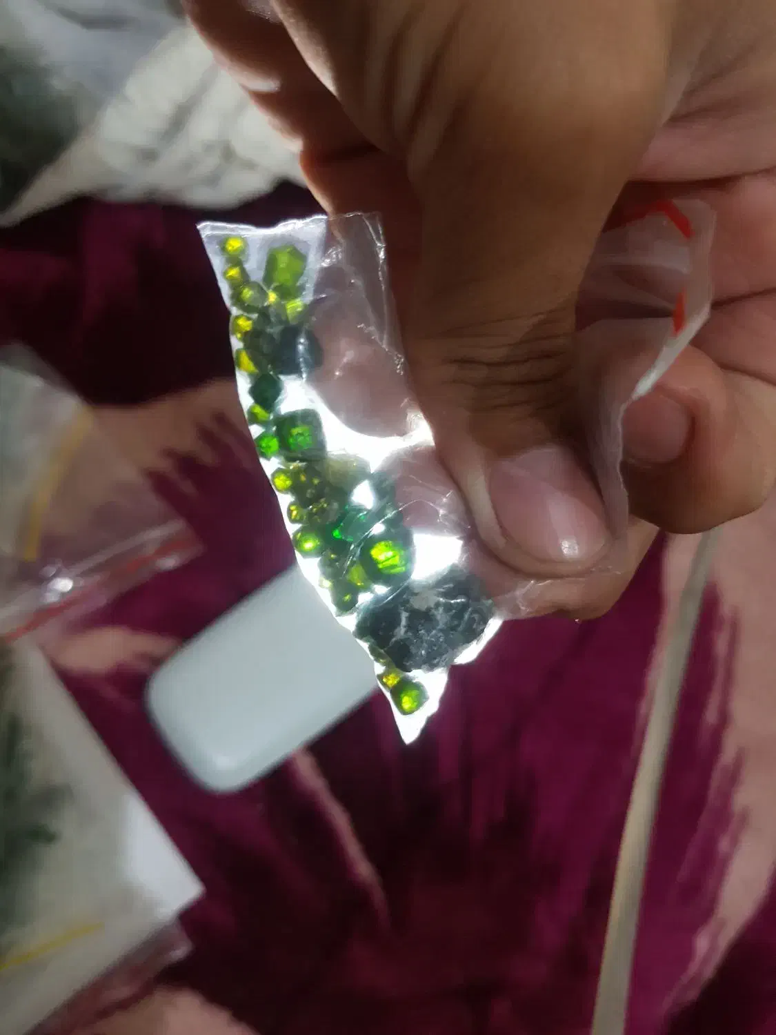 سنگ سبز ،گارنت دمانتویید استان کرمان|جواهرات|کرمان, |دیوار