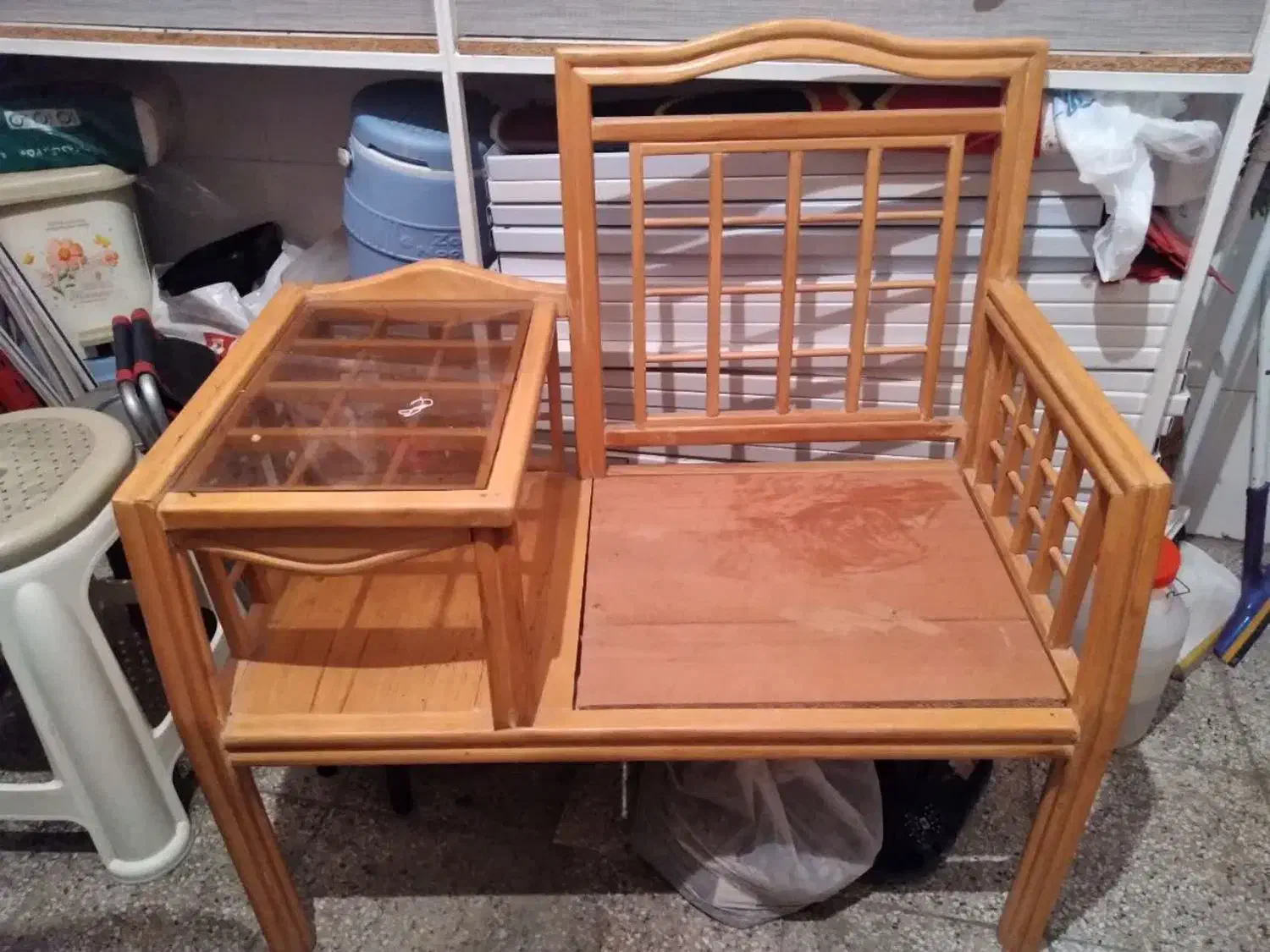 میز تلفن چوبی|میز تلفن|شراء, |دیوار