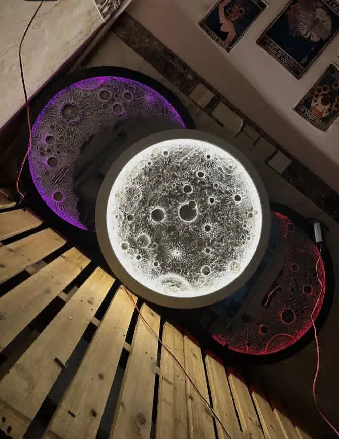 سفارش ماه های درخشان سه بعدی|ساعت دیواری و تزئینی|سنندج, |دیوار