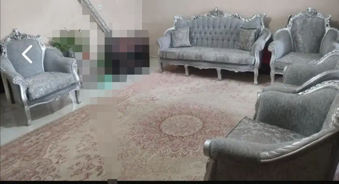 مبل 9 نفره سلطنتی چوب راش|مبلمان خانگی و میز عسلی|کرج, کرج نو|دیوار