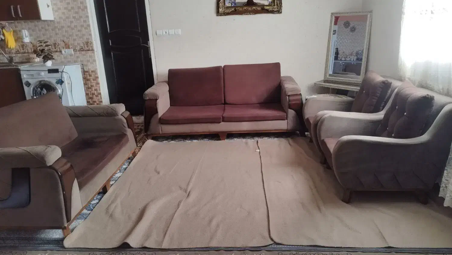 مبل هفت نفره|مبلمان خانگی و میز عسلی|بروجرد, |دیوار