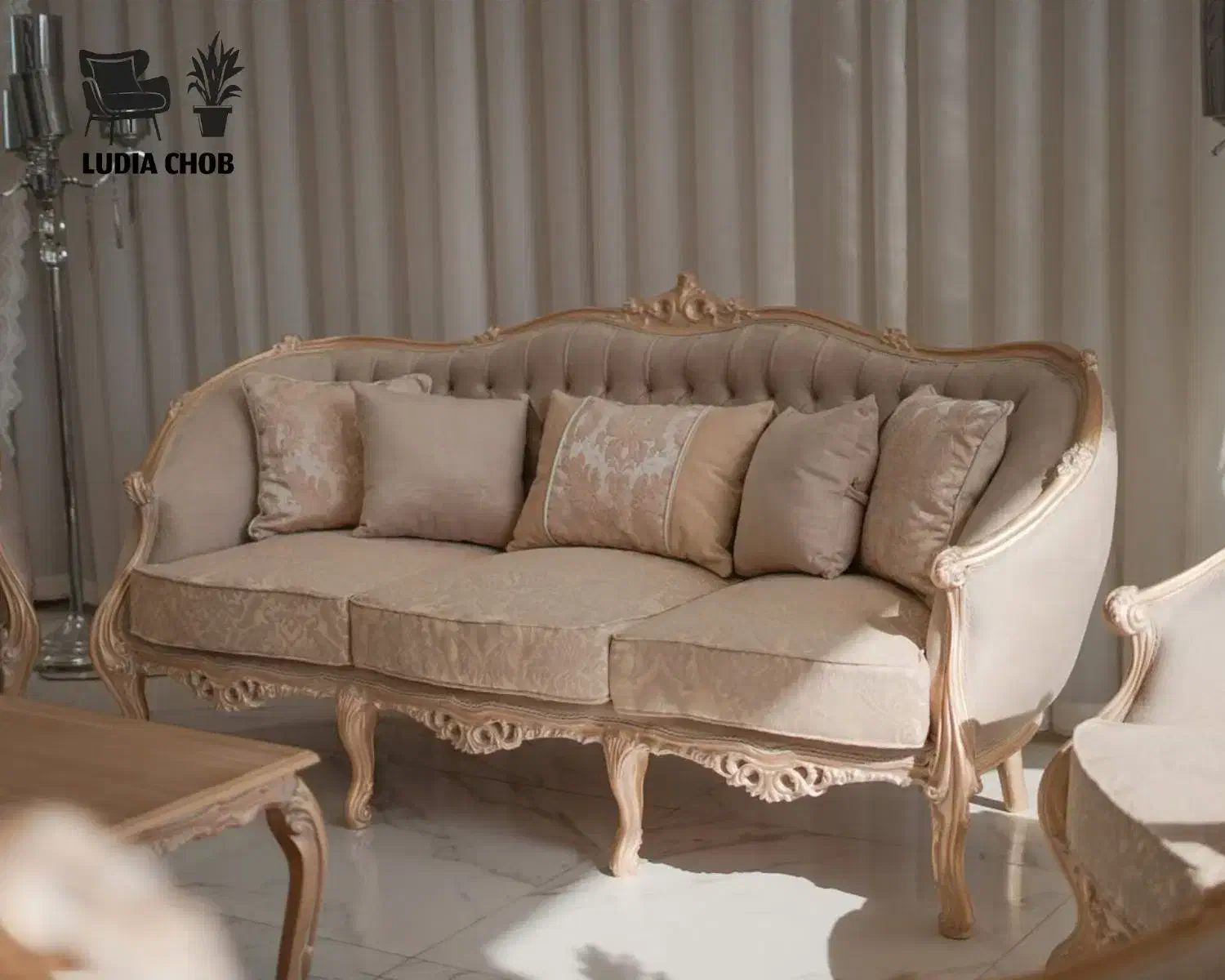 مبلمان کلاسیک سلطنتی زمرد لگنی تضمینی و شرایط چکی|مبلمان خانگی و میز عسلی|ورامین, خیر آباد|دیوار