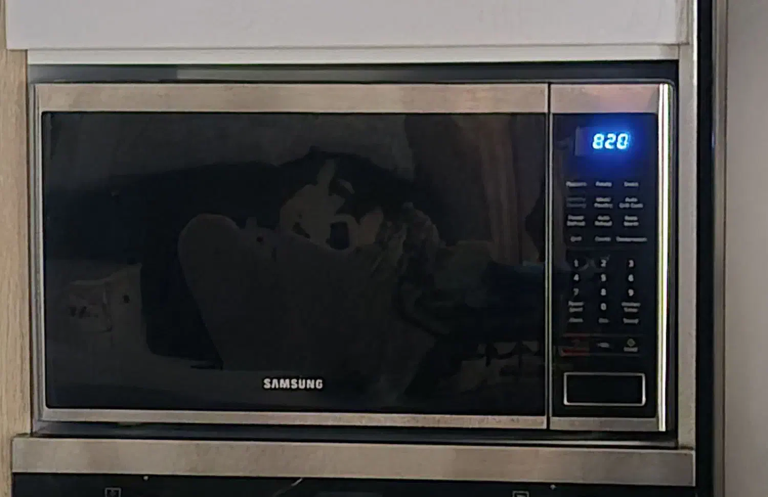 ماکروفر ۴۰ لیتری سامسونگ|اجاق گاز و لوازم برقی پختوپز|لاهیجان, شیشه گران|دیوار