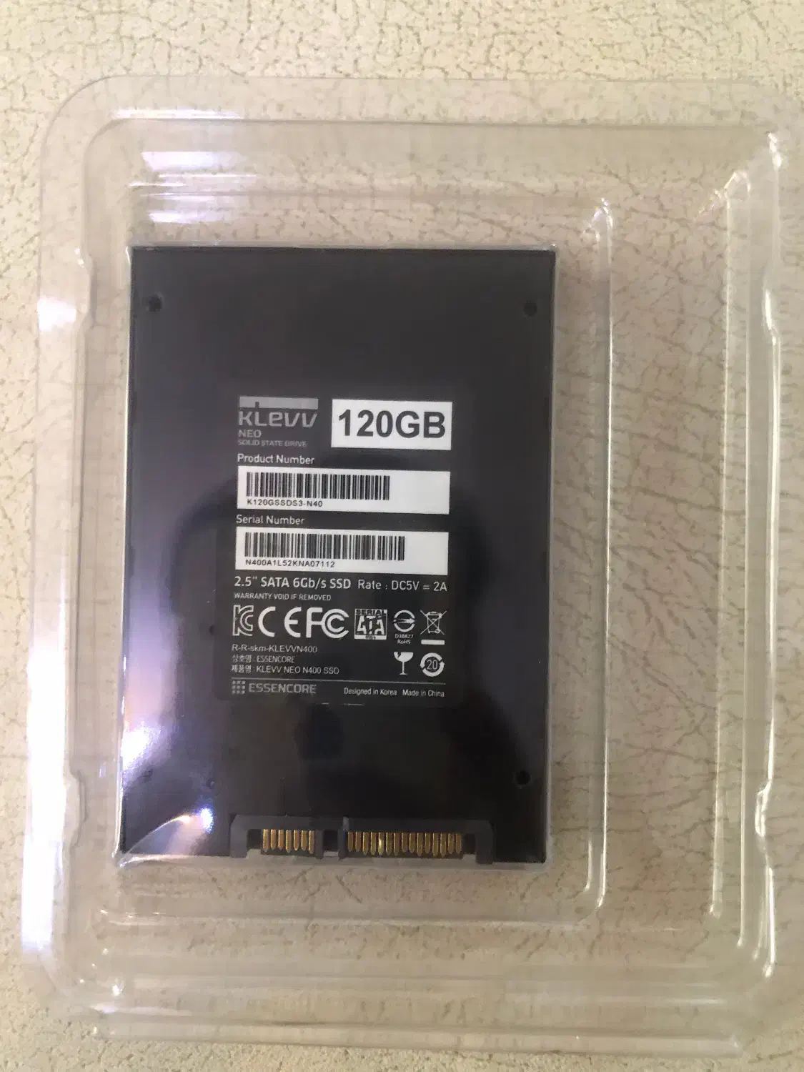 هارد SSD 120 گیگابایت Klevv Sata 2.5INCH N400 اصلی|قطعات و لوازم جانبی رایانه|اندیشه, اندیشه فاز ۳|دیوار