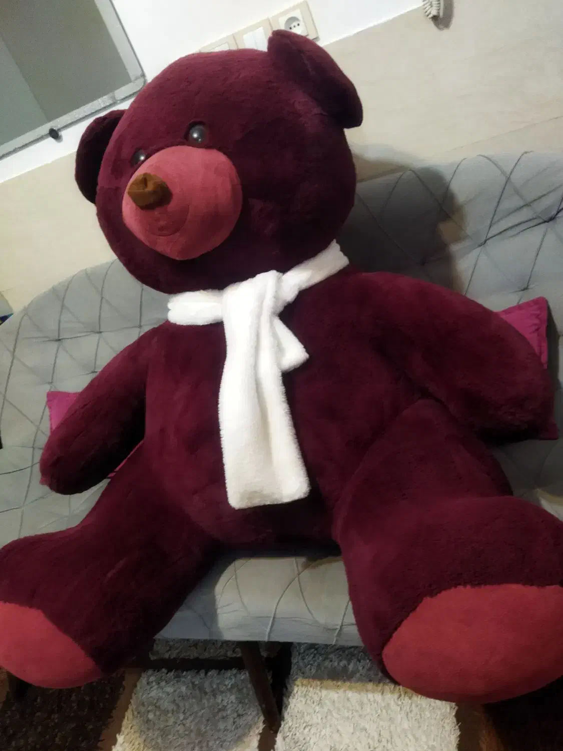 خرس بزرگ بسیار خوشرنگ و به شرط سالمی و تمیزی|اسباببازی بچه|ورامین, ورامین|دیوار