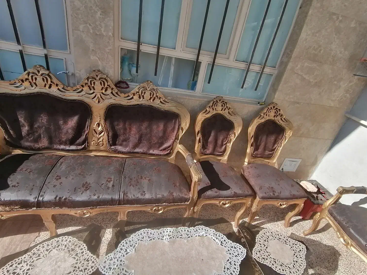 مبلمان سلطنتی|مبلمان خانگی و میز عسلی|فارسان, |دیوار