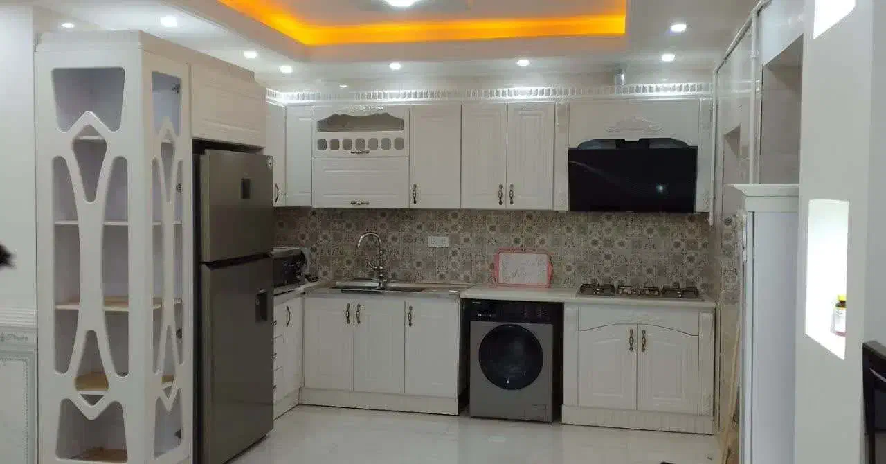 کابینت تمام چــوب ممبــران CNC شده|مصالح و تجهیزات ساختمان|تویسرکان, |دیوار