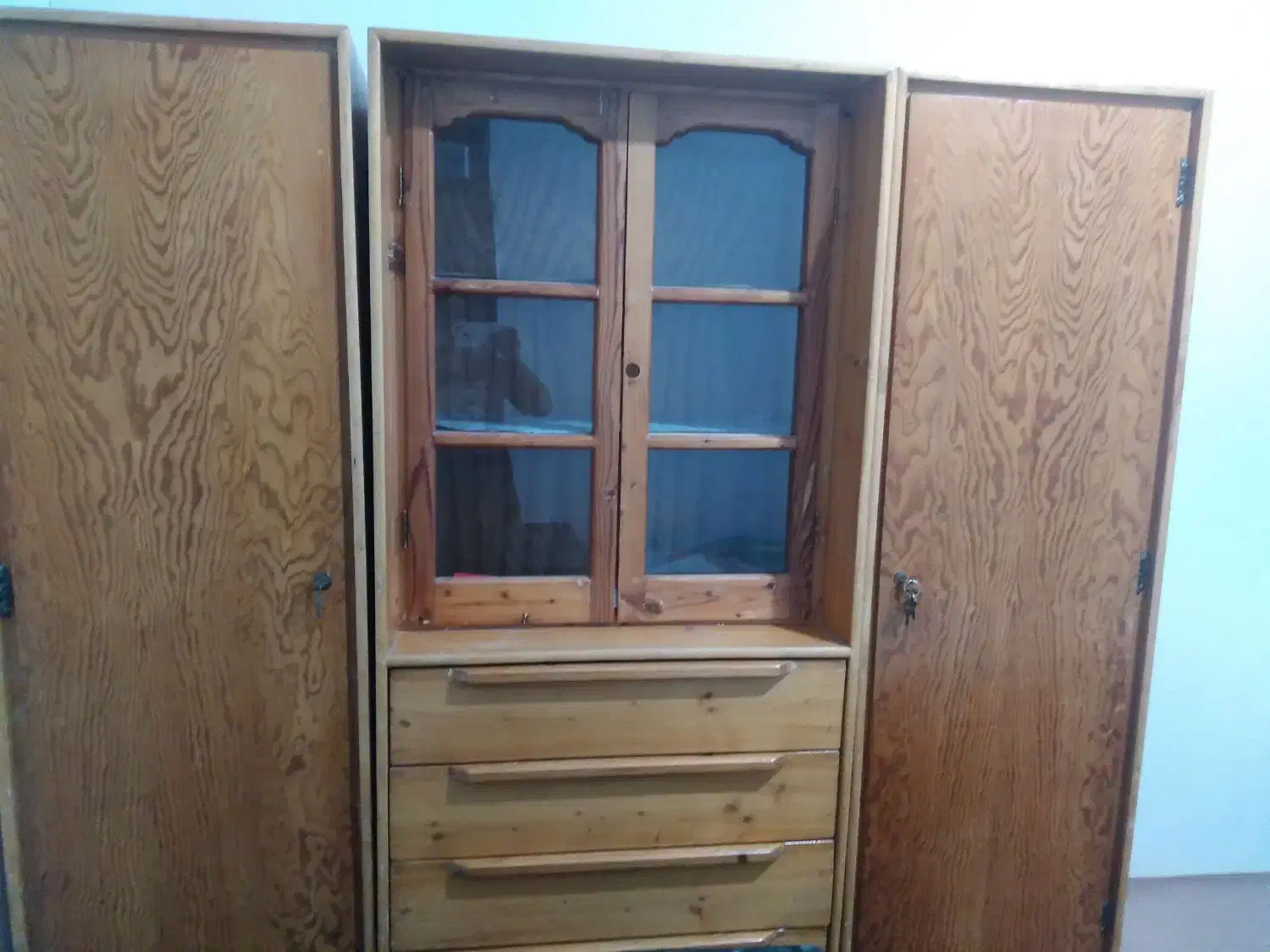 کمدسه تیکه دارای سه کشو|جاکفشی، کمد، دراور|مینودشت, |دیوار