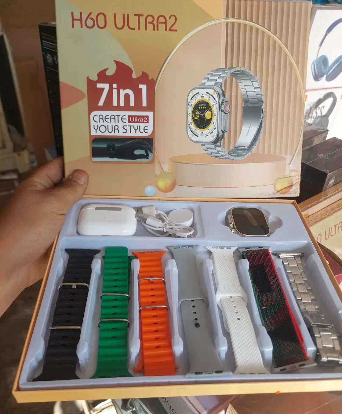 ساعت هوشمند با ایرپاد و۷تابندمدل H60الترا ۲|ساعت|قم, نیروگاه|دیوار