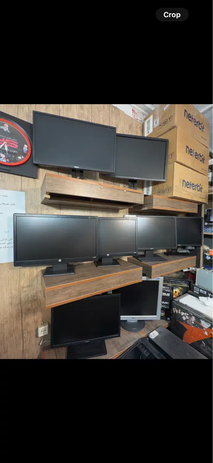 انواع مانیتور استوک ۱۷ اینچ ۱۹ اینچ ۲۲ اینچ دوربین|قطعات و لوازم جانبی رایانه|خرمآباد, |دیوار
