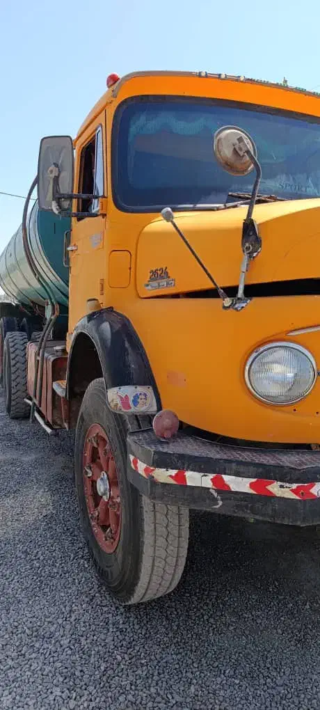 بنز ده چرخ تانکر آبپاش و حمل آب 20 هزارتایی|خودرو اجاره‌ای|سیرجان, |دیوار